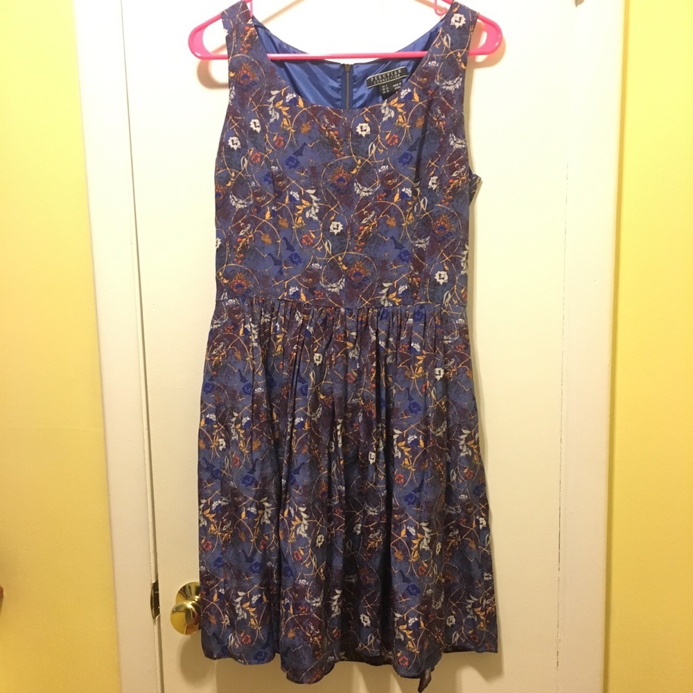 Peruvian Connection Silk Floral Dress